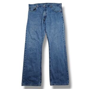 Levi's 517 Jeans 40x34 Mid Blue Straight Leg 100% Cotton FLAW